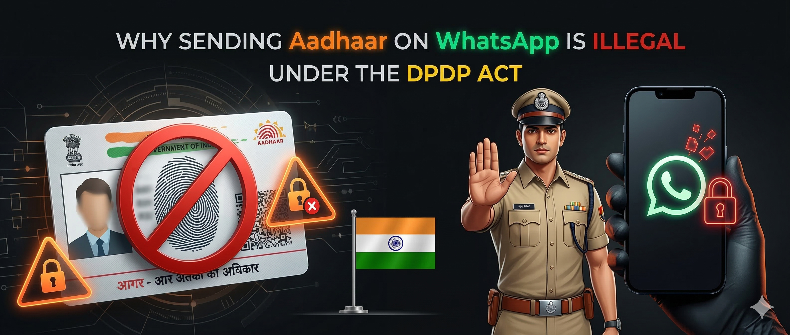 Why Sending Aadhaar on WhatsApp is Illegal Under the DPDP Act